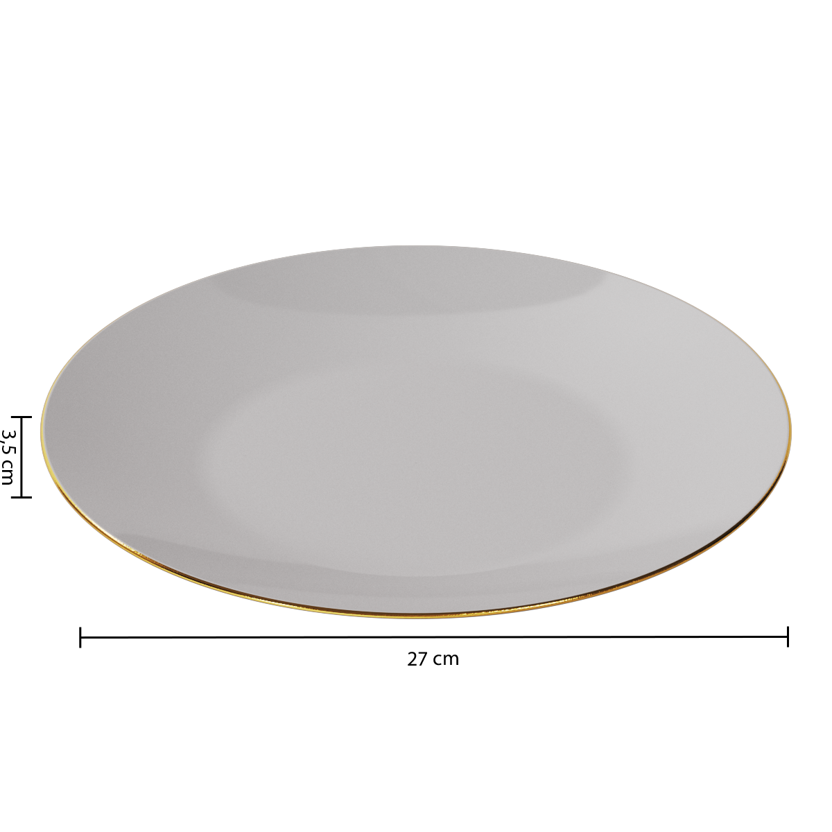 Set farfurii cina petit salon D27 cm - Secret de Gourmet
