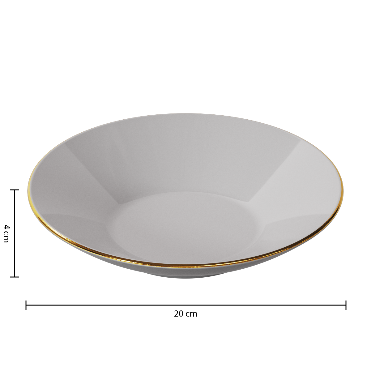 Set farfurii supa petit salon D20 cm - Secret de Gourmet