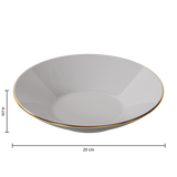 Set farfurii supa petit salon D20 cm - Secret de Gourmet