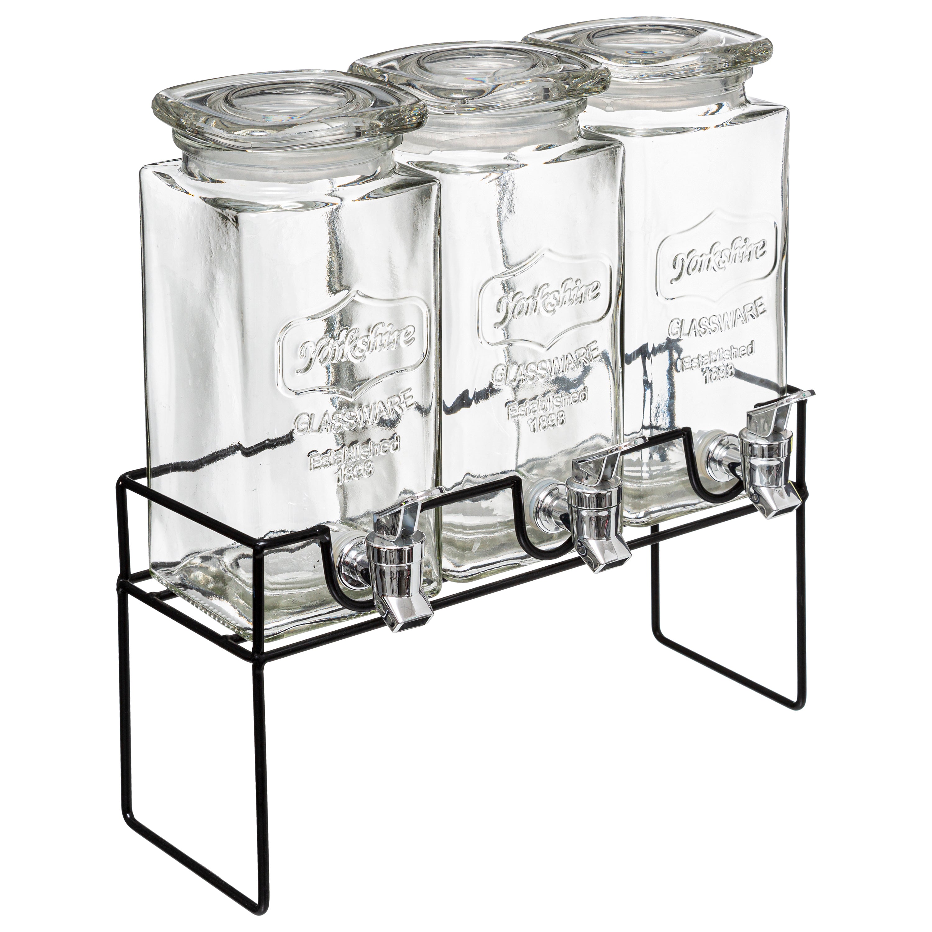 Tacam, dispenser modern lemn 3x1,5 l - Secret de Gourmet