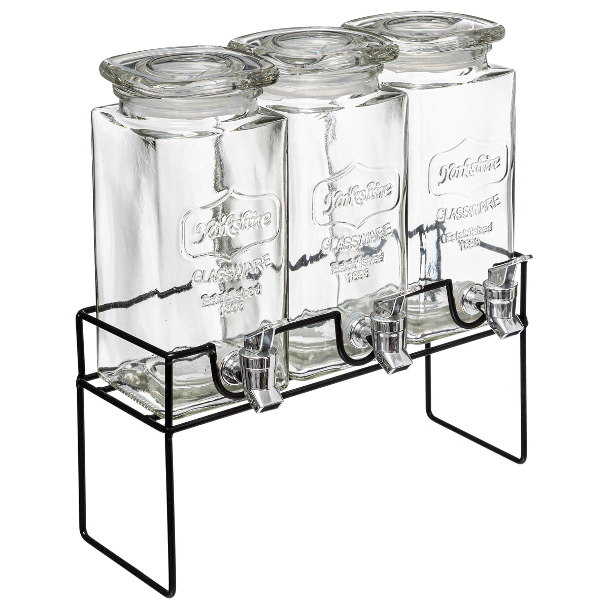 Tacam, dispenser modern lemn 3x1,5 l - Secret de Gourmet