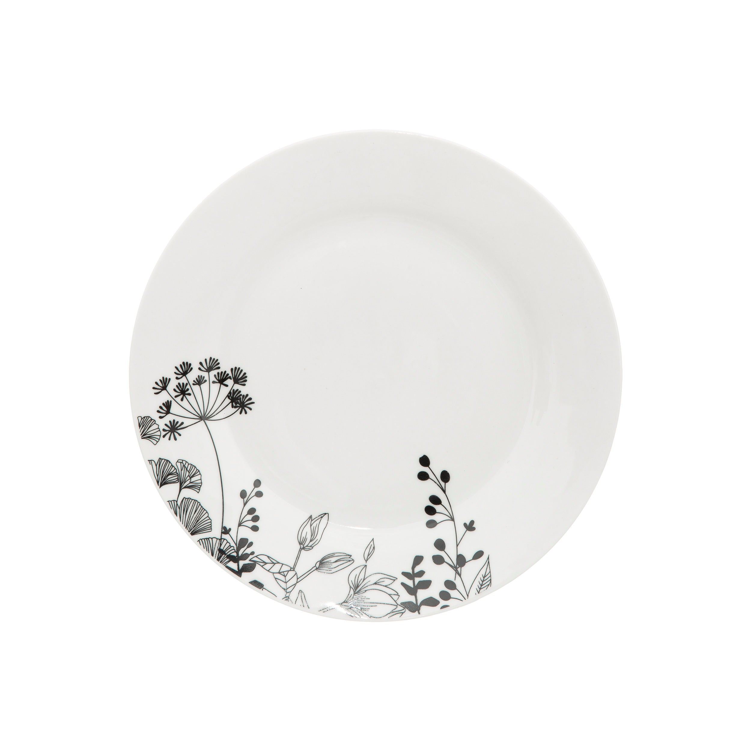 Set 18 piese floral alb - Secret de Gourmet