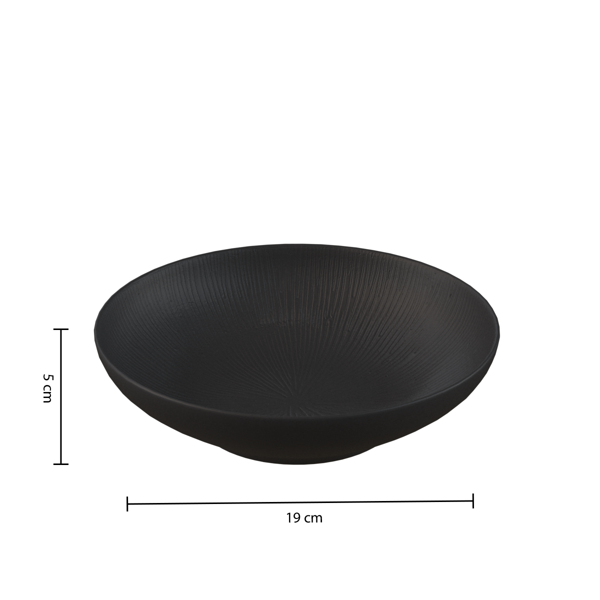 Set farfurii supa atelier noir D19 cm - Secret de Gourmet