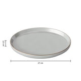 Farfurie intinsa Sublima alba diam 27 cm