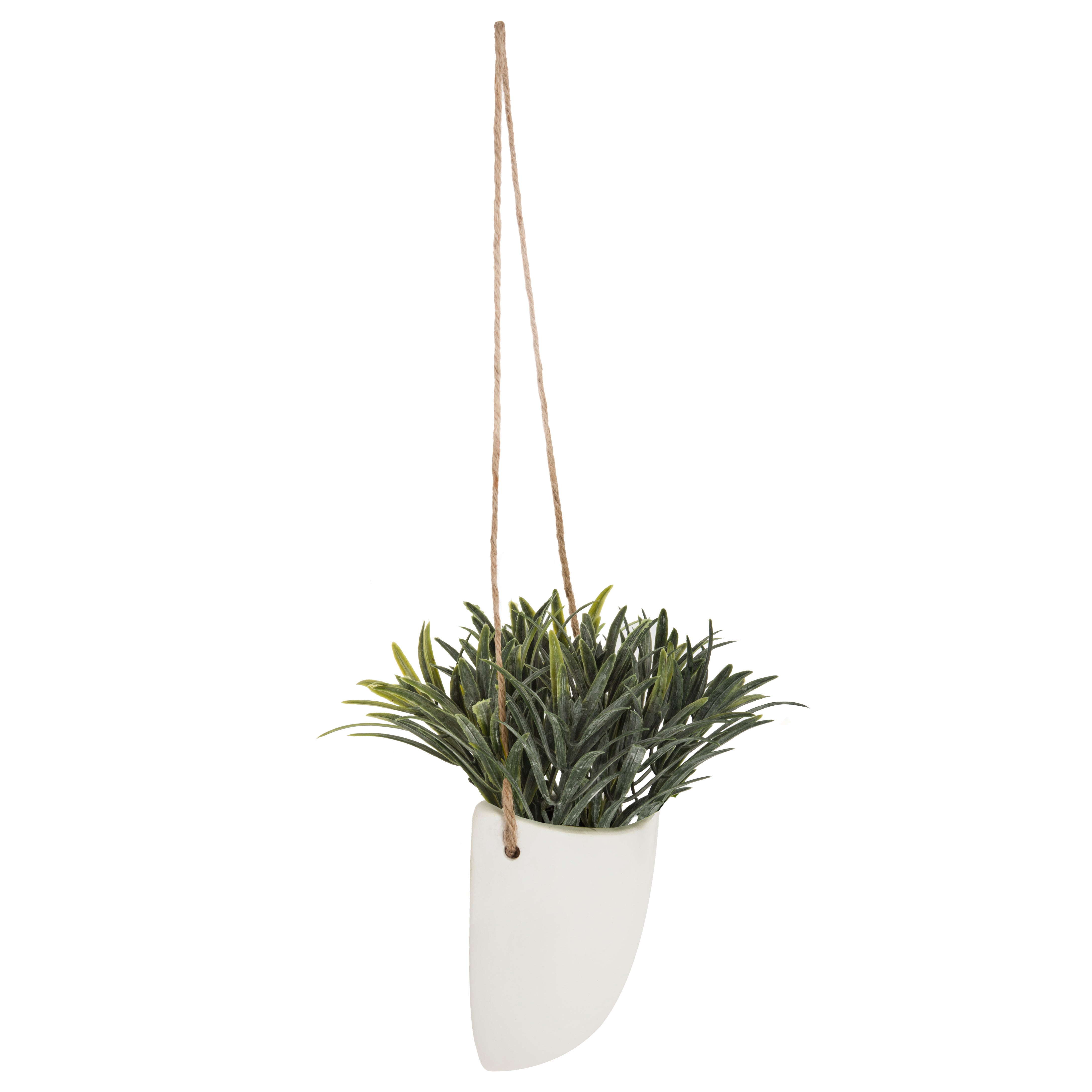 Floare decorativa, planta agatata perete crmq H20 cm - Atmosphera
