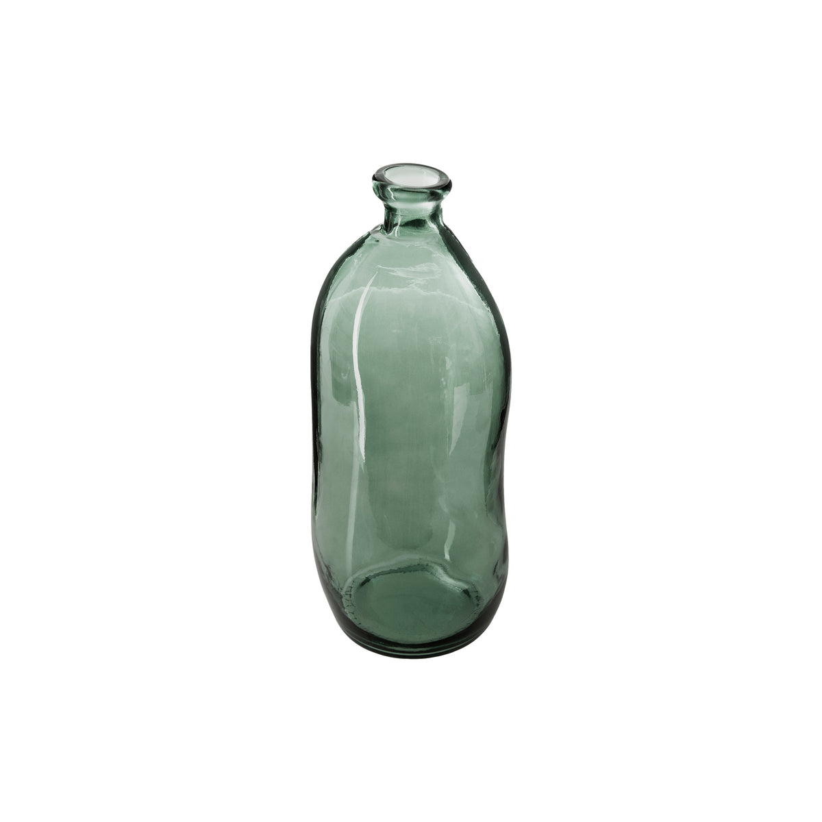 Decor pentru casa, sticla recyc sticla kaki H35 cm - Atmosphera