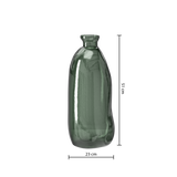 Decor pentru casa, sticla recyc sticla kaki H51 cm - Atmosphera