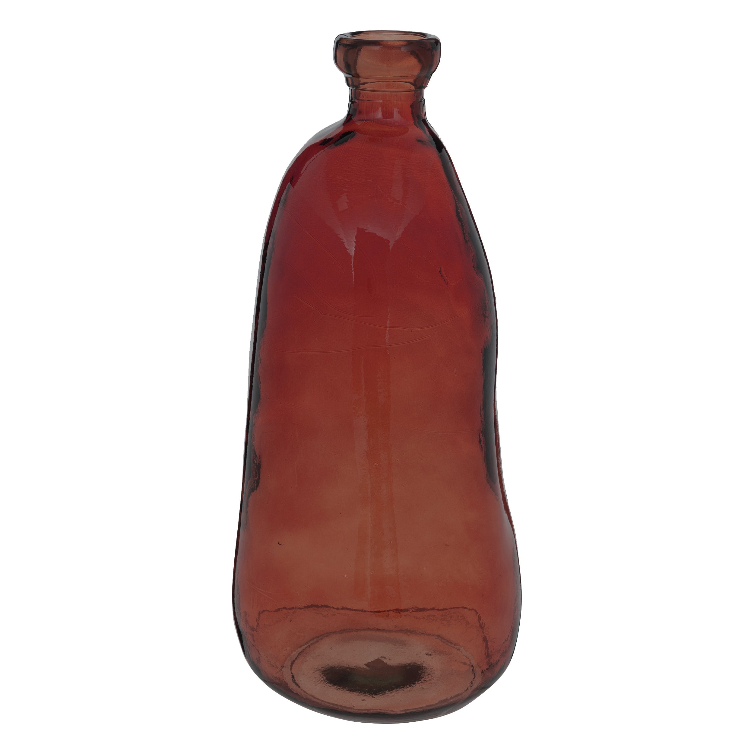 Decor pentru casa, sticla reciclata rotunda uly amb H51 cm - Atmosphera
