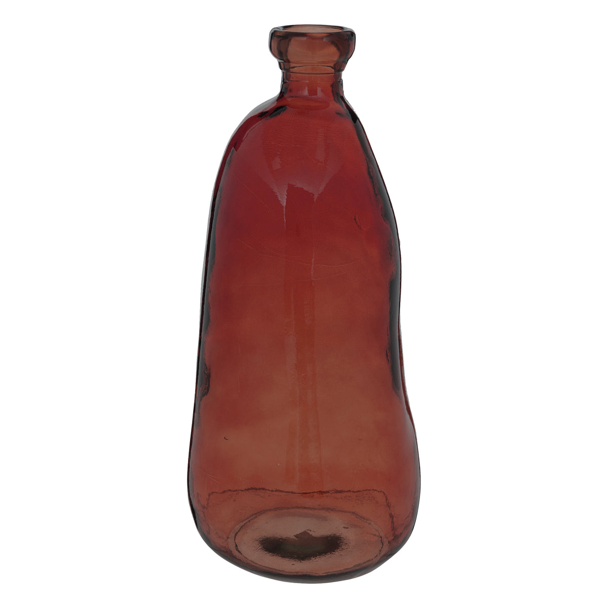 Decor pentru casa, sticla reciclata rotunda uly amb H51 cm - Atmosphera