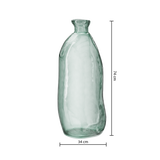 Decor pentru casa, sticla recyc clara H73 cm - Atmosphera