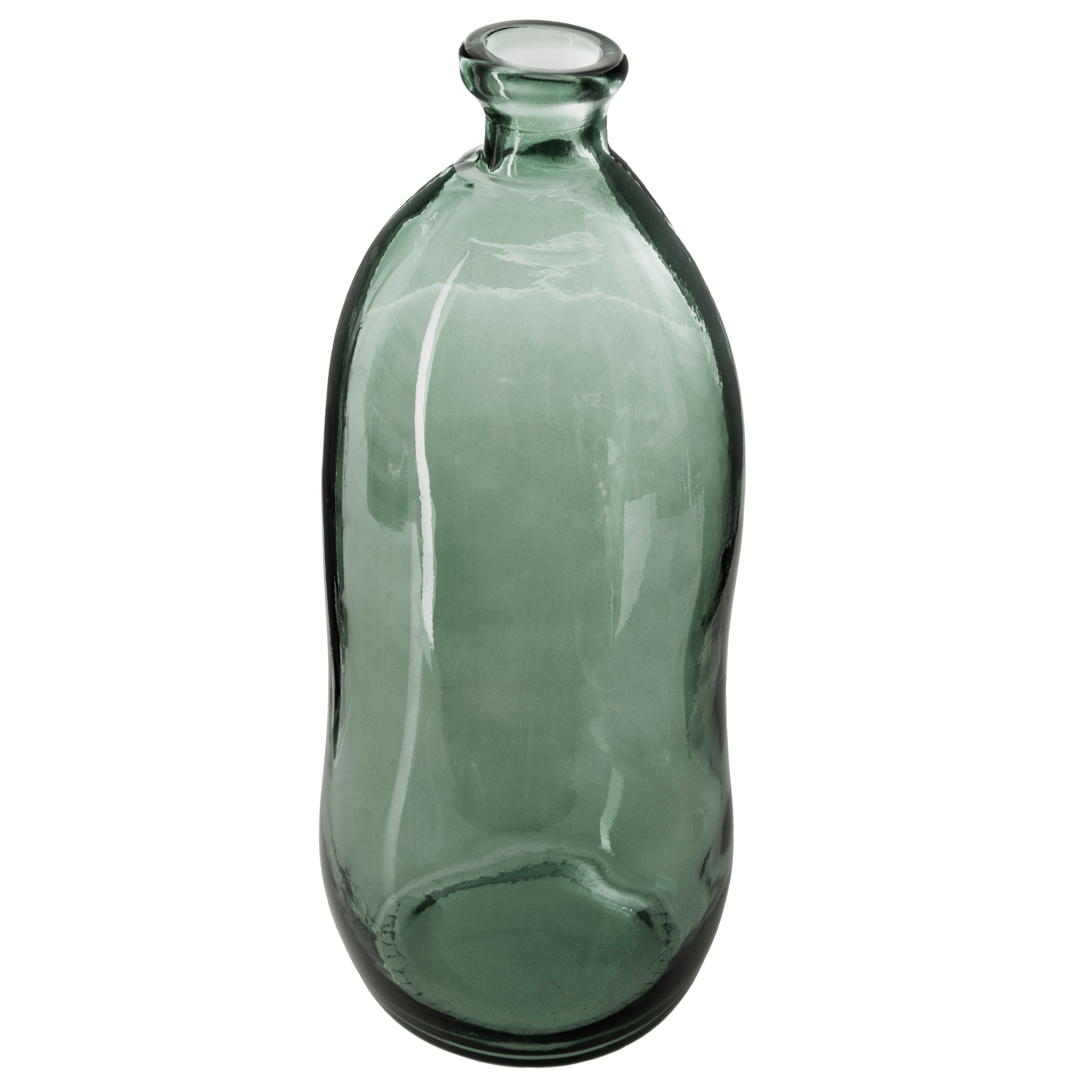 Decor pentru casa, sticla recyc sticla kaki H73 cm - Atmosphera