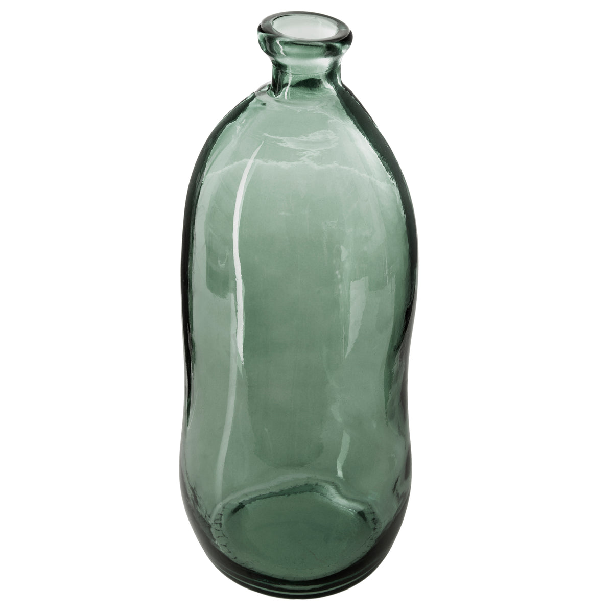 Decor pentru casa, sticla recyc sticla kaki H73 cm - Atmosphera