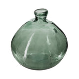 Decor pentru casa, rotund recyc sticla kaki D33 cm - Atmosphera