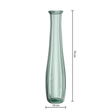 Decor pentru casa, lung recyc sticla clara H80 cm - Atmosphera