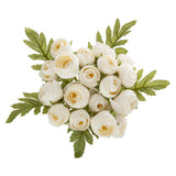 Buchet 18 camelia mini H30 cm - Atmosphera