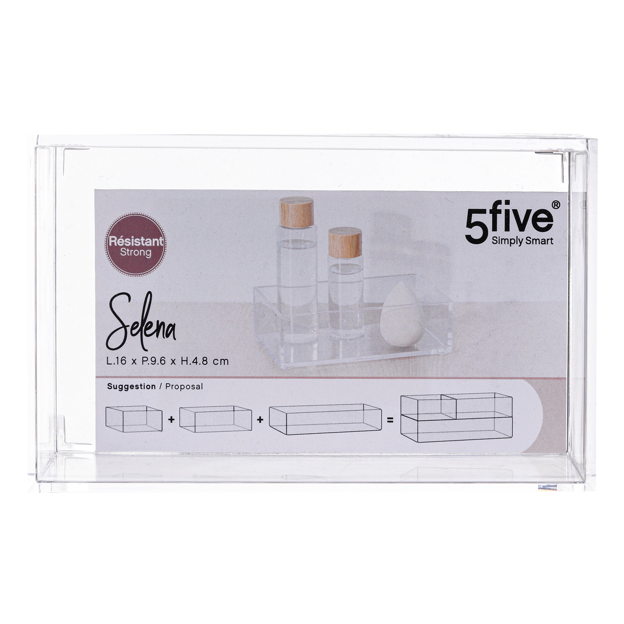 Platou depozitare dreptunghiular mic selen - Five