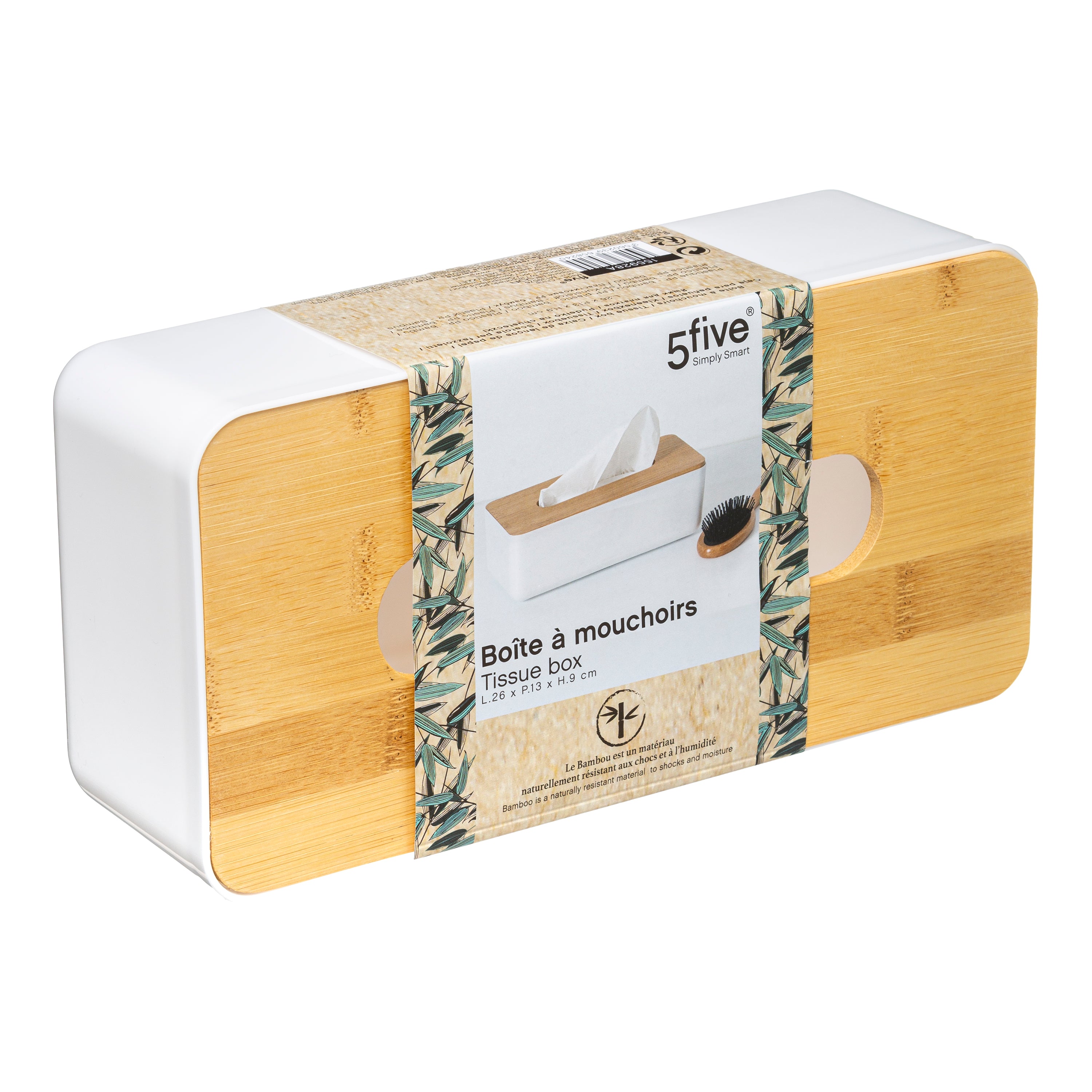 Cutie servetele PP natureo alb - Five