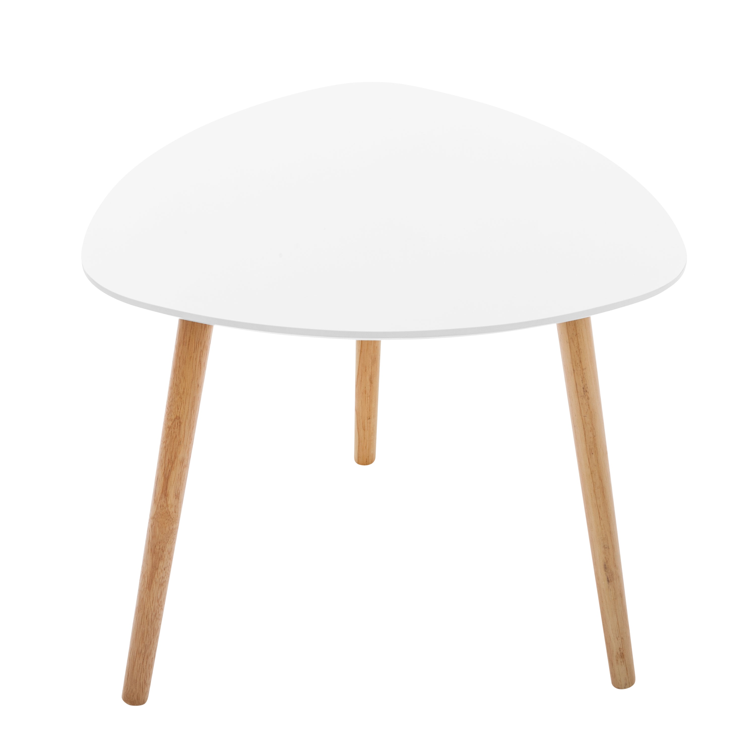 Mobilier interior, masuta laterala alb mileo set 3 buc - Atmosphera