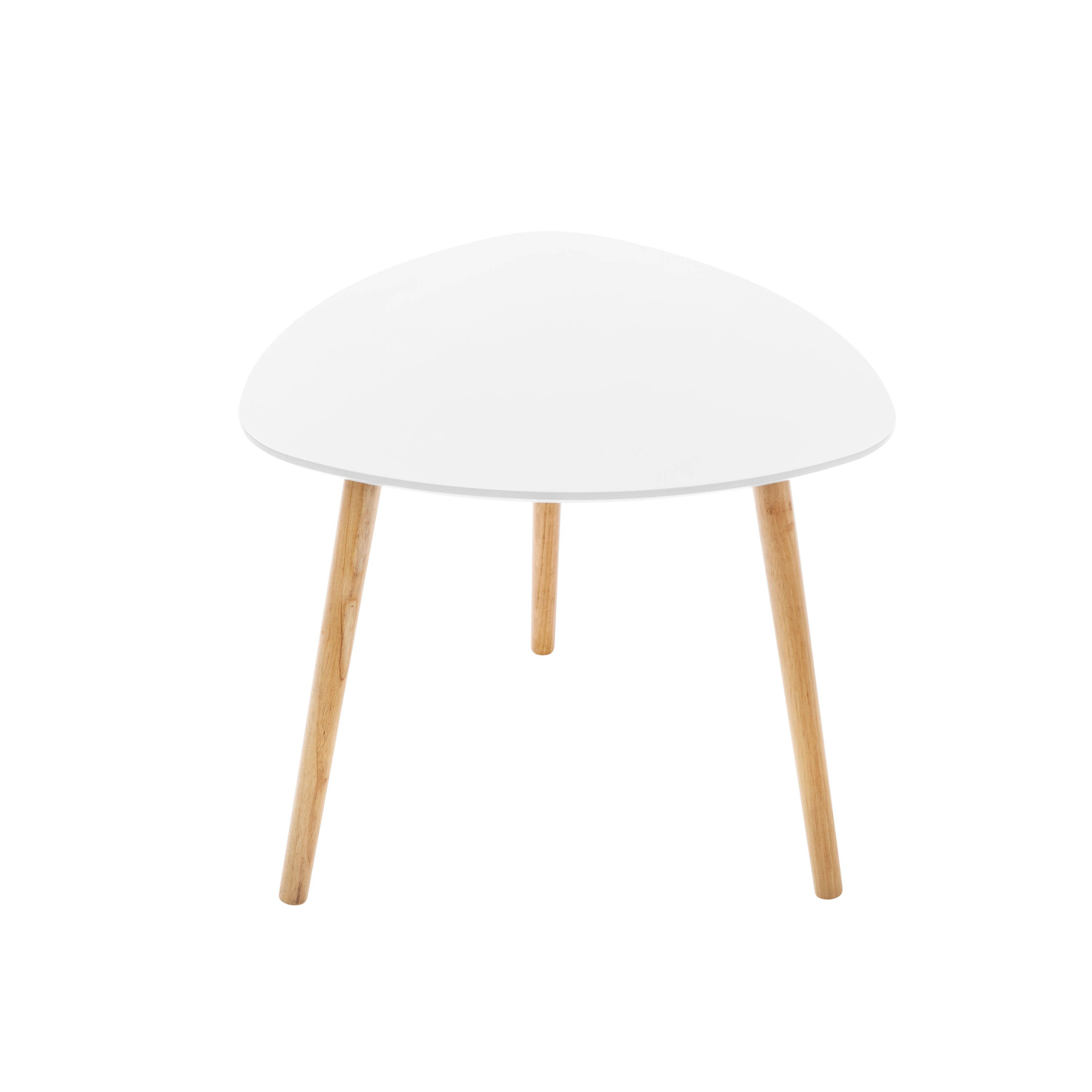 Mobilier interior, masuta laterala alb mileo set 3 buc - Atmosphera
