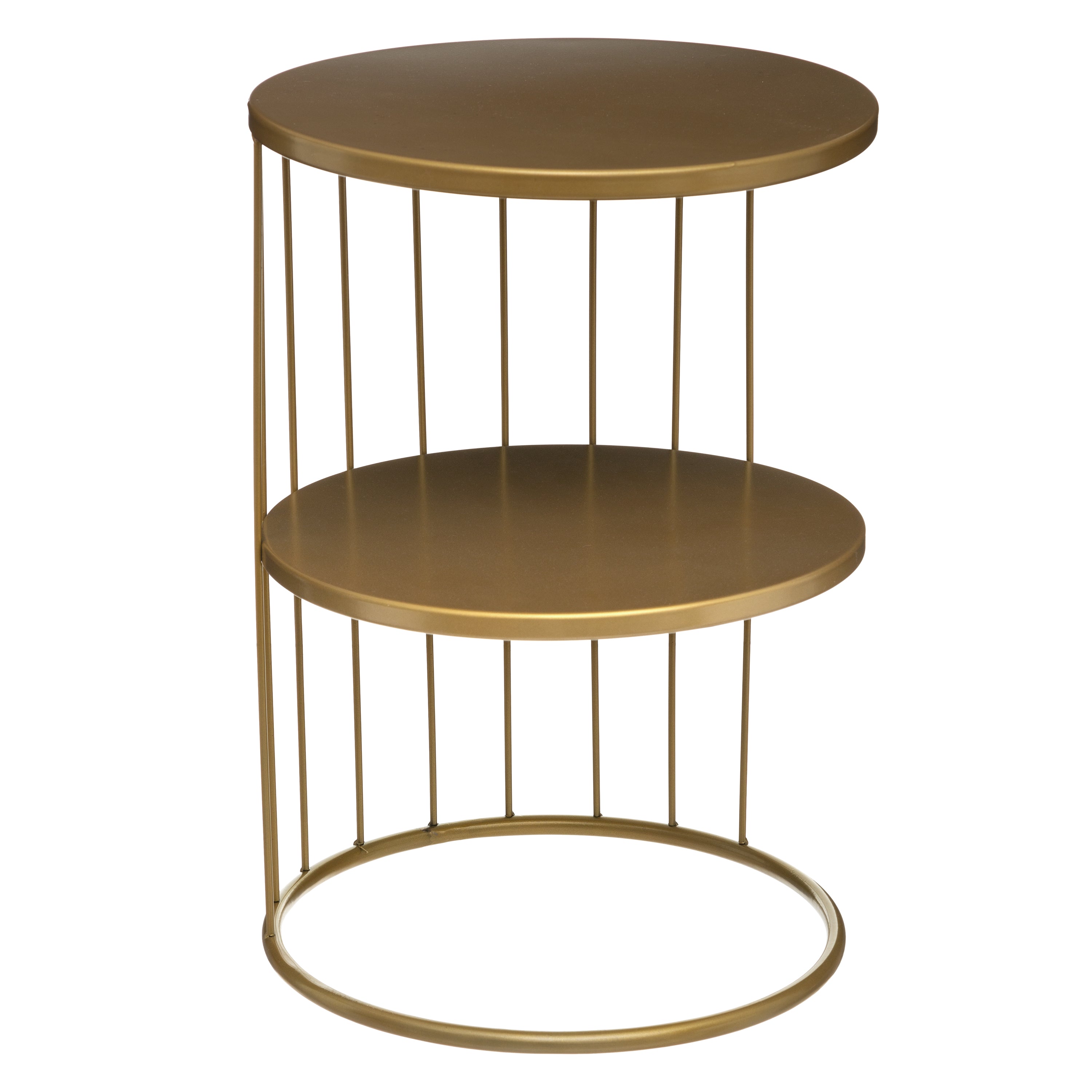 Mobilier interior, masa laterala metal aurie kobu - Atmosphera