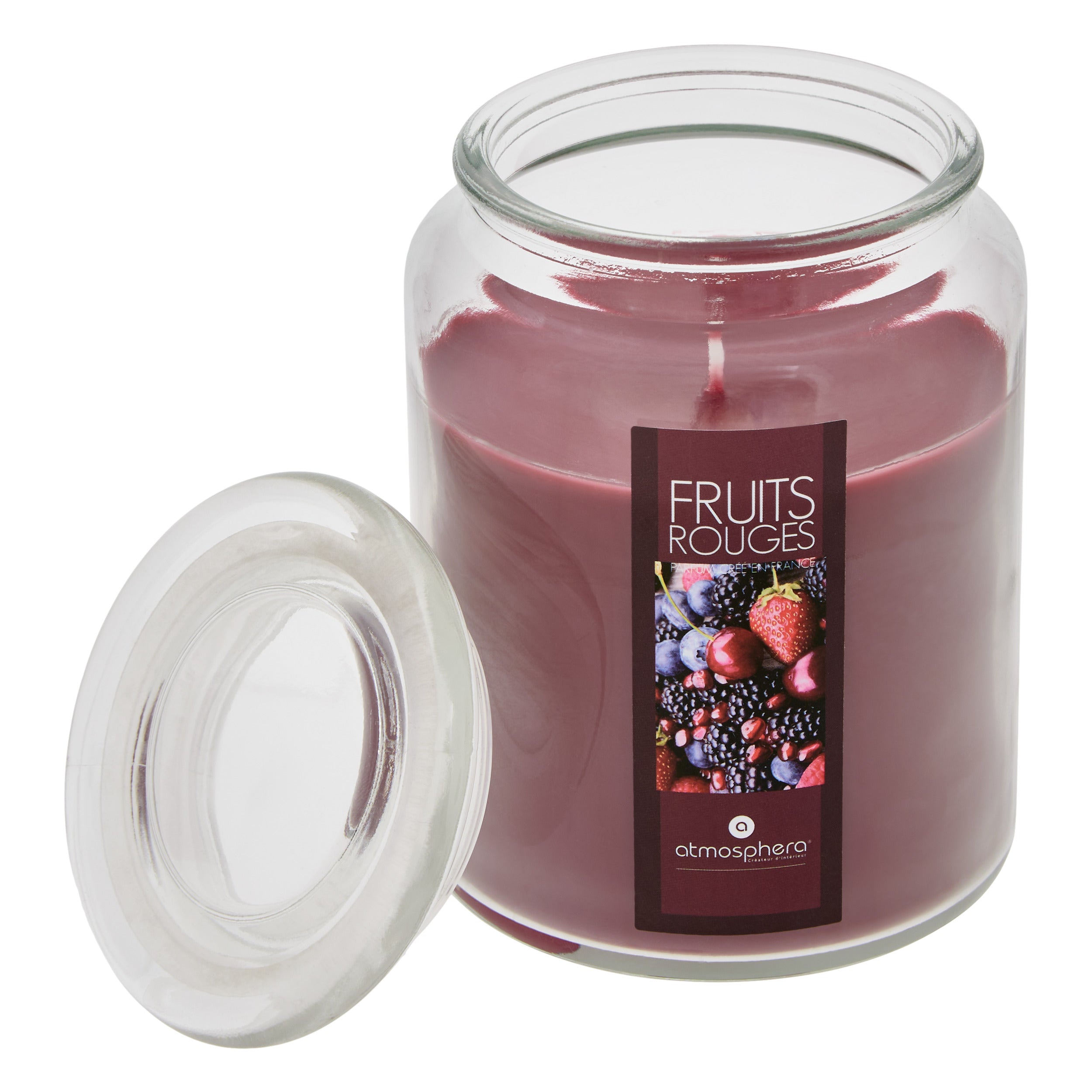 Lumanare parfumata - Fructe de padure, 510 g - Atmosphera