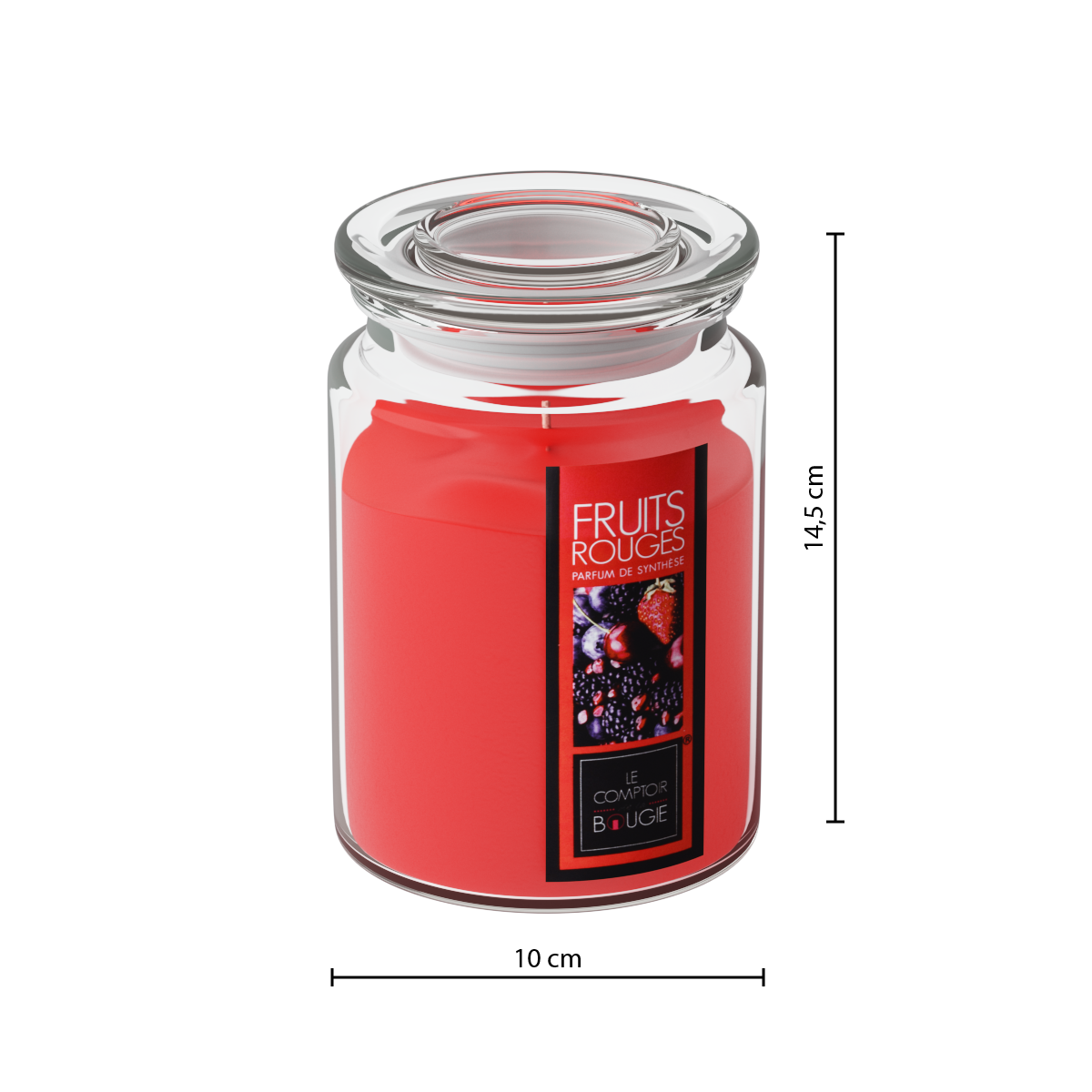 Lumanare parfumata - Fructe de padure, 510 g - Atmosphera