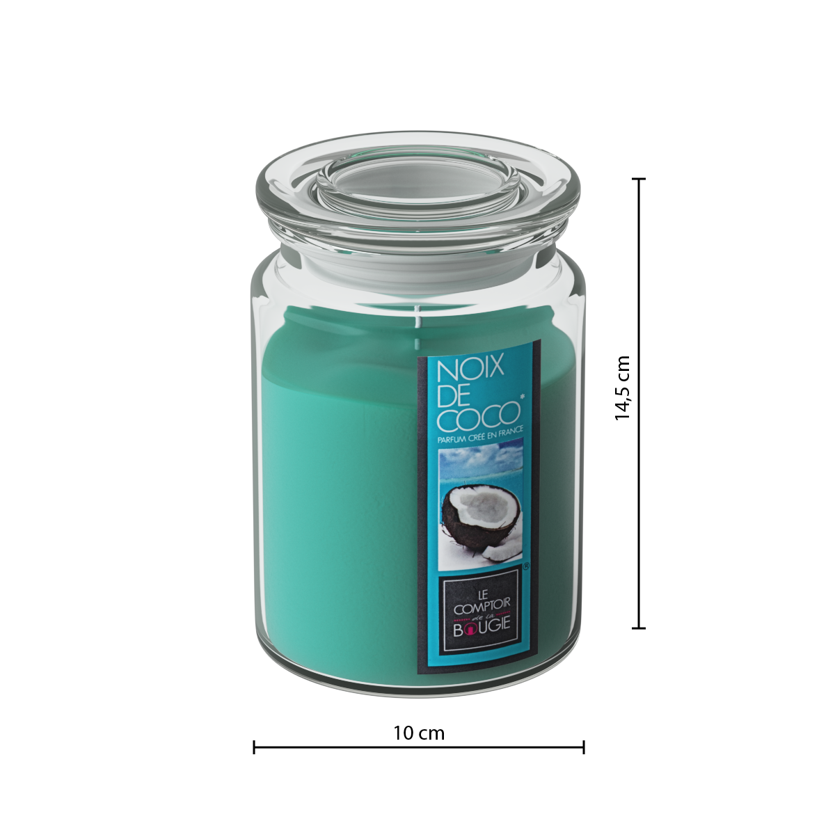 Lumanare parfumata - Nuca de cocos, 510 g - Atmosphera