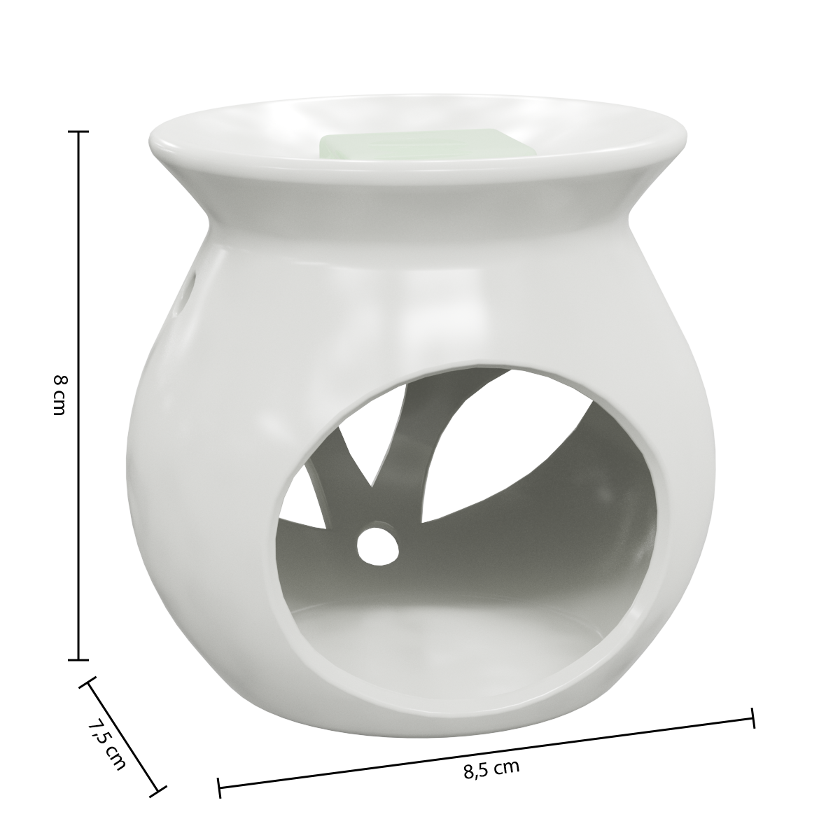 Arzator de parfum si ceara - Vanilie, 30 g - Atmosphera