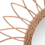Decoratiune de perete, oglinda ratan soare yasmina D50 cm - Atmosphera