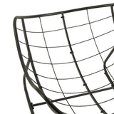 Balansoar Hesperide Paopao, otel si poliester gri, H.44 cm
