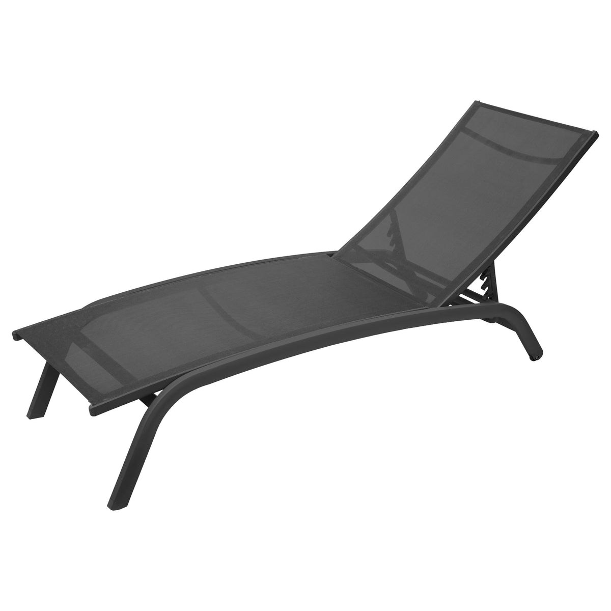 Sezlong Bonao in culoarea grafit de Hesperide, L.171 cm