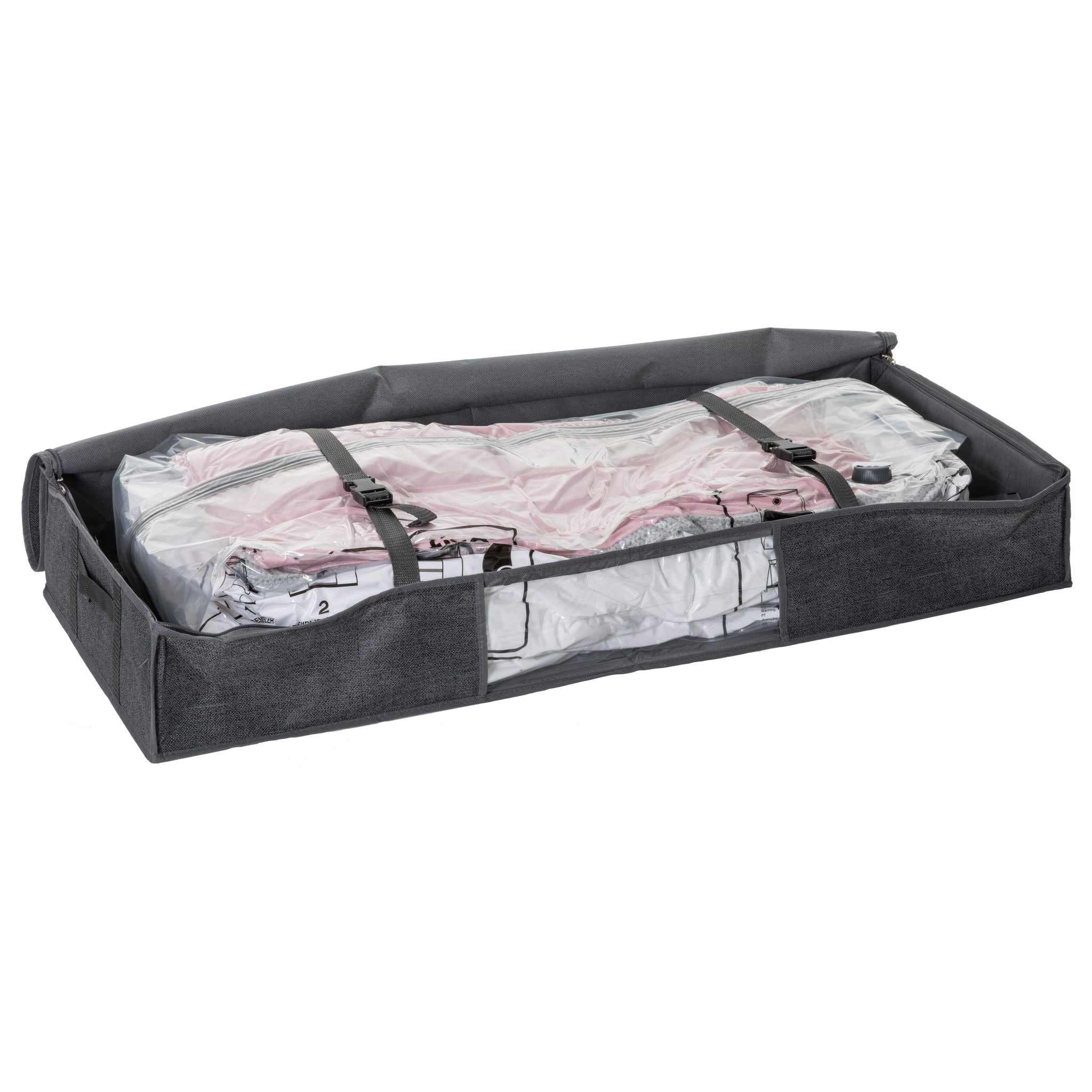 Sac de depozitare in vid sub pat Air-Store, cu husa, marimea S