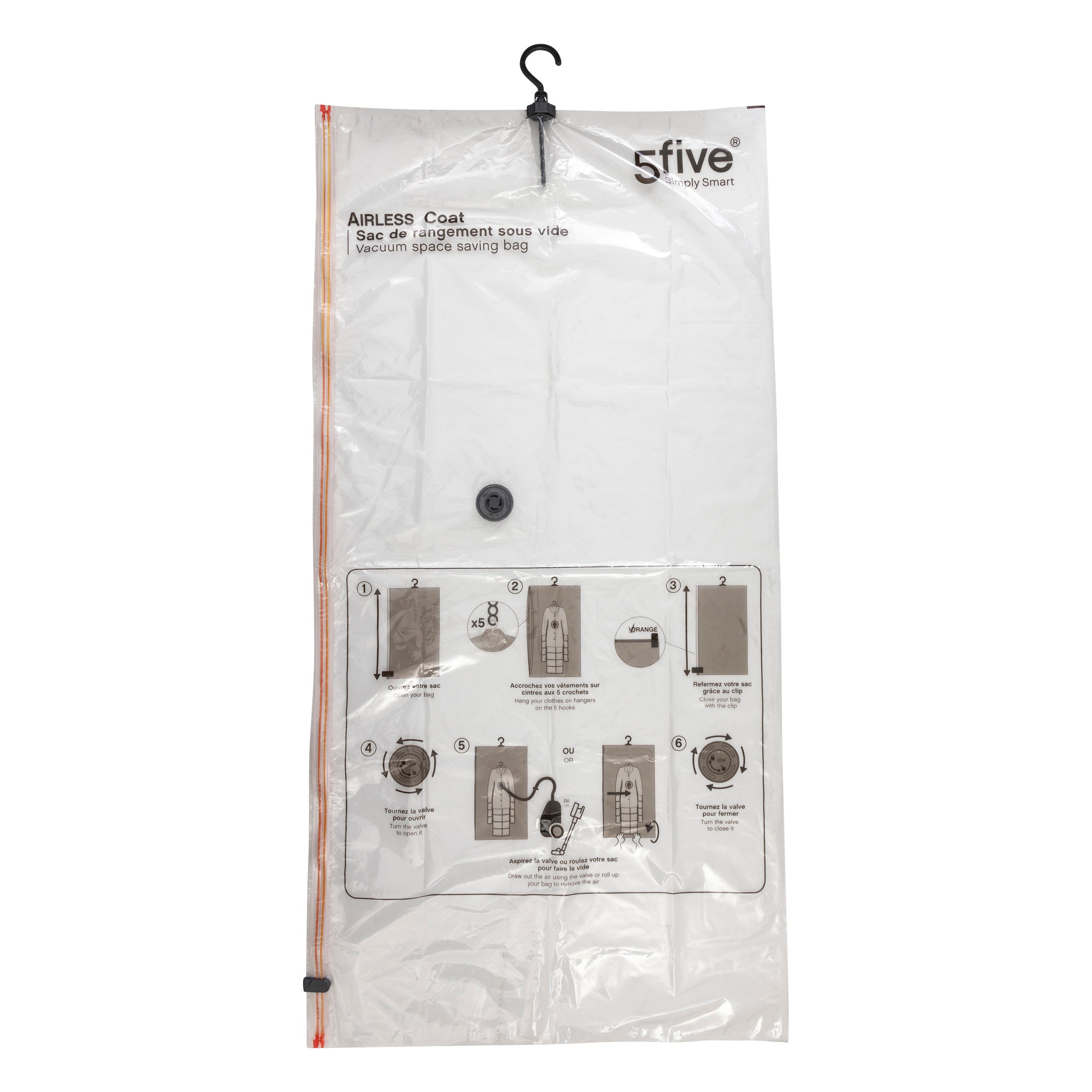 Organizator casa, punga vacuum Airless haina - Five