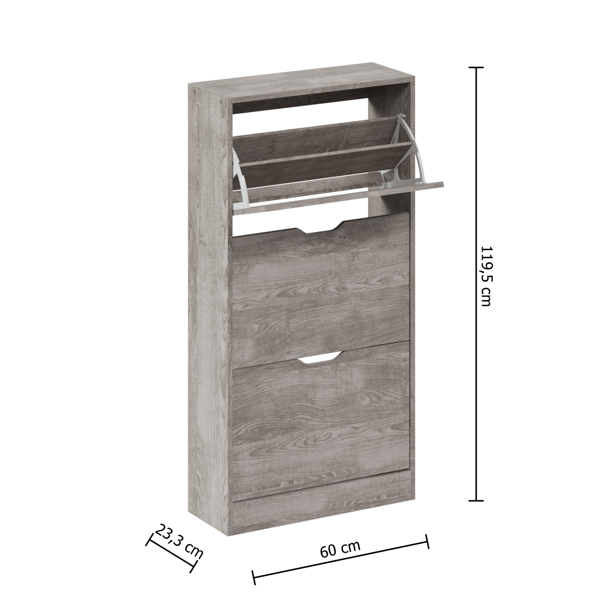 Organizator casa, pantofar 18 piese gri drawy - Five