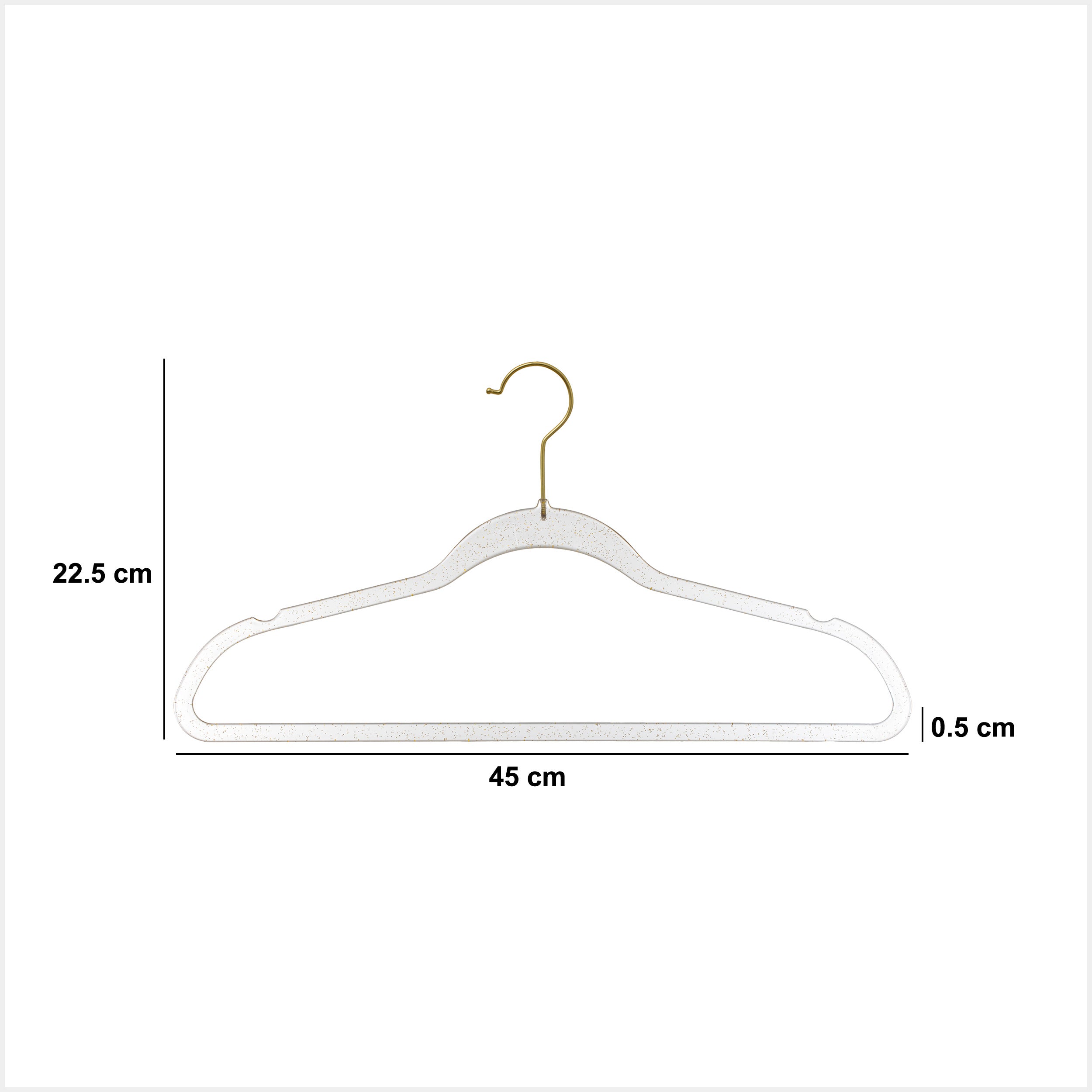 Umerase plastic gli set 8 hang up asortat - Five