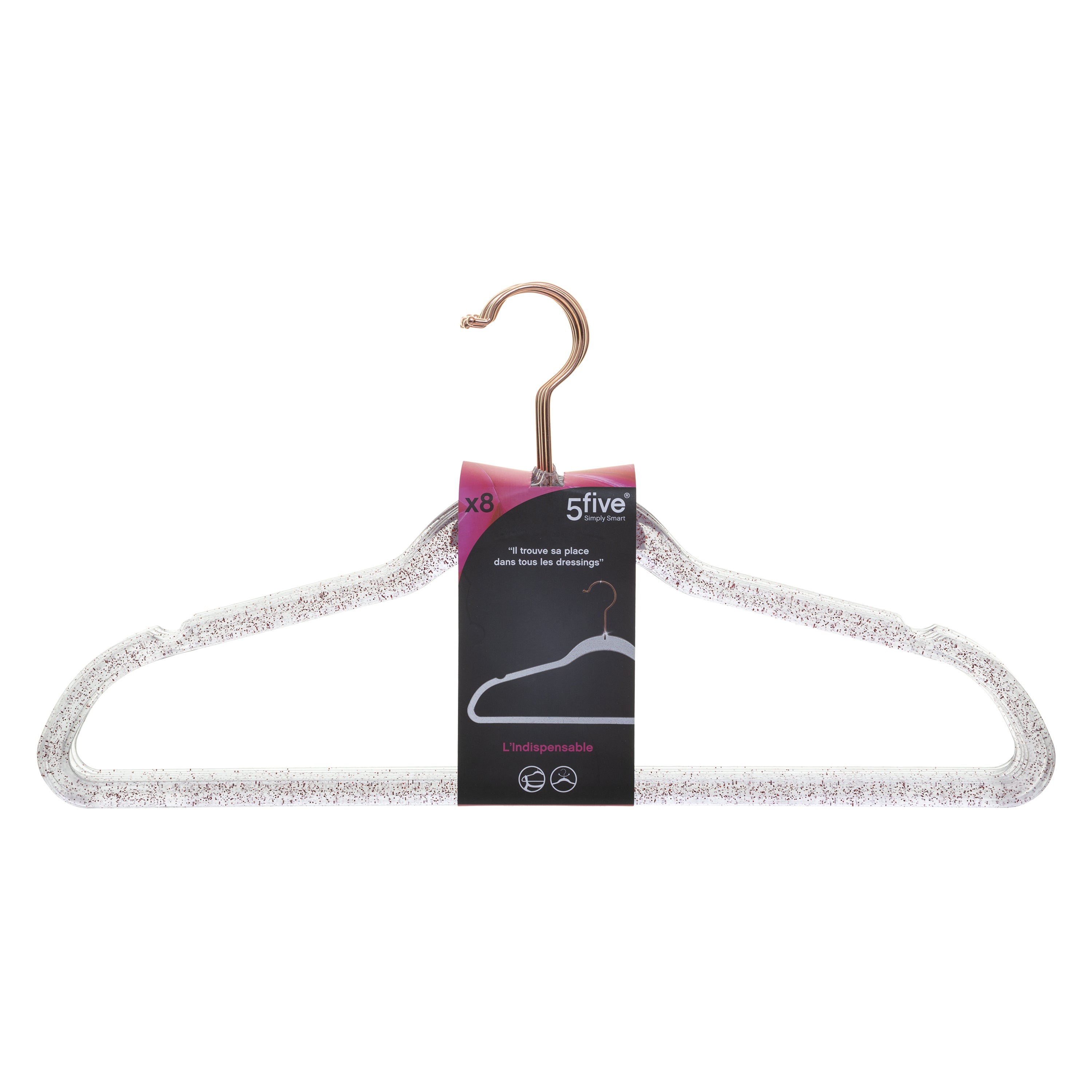 Umerase plastic gli set 8 hang up asortat - Five