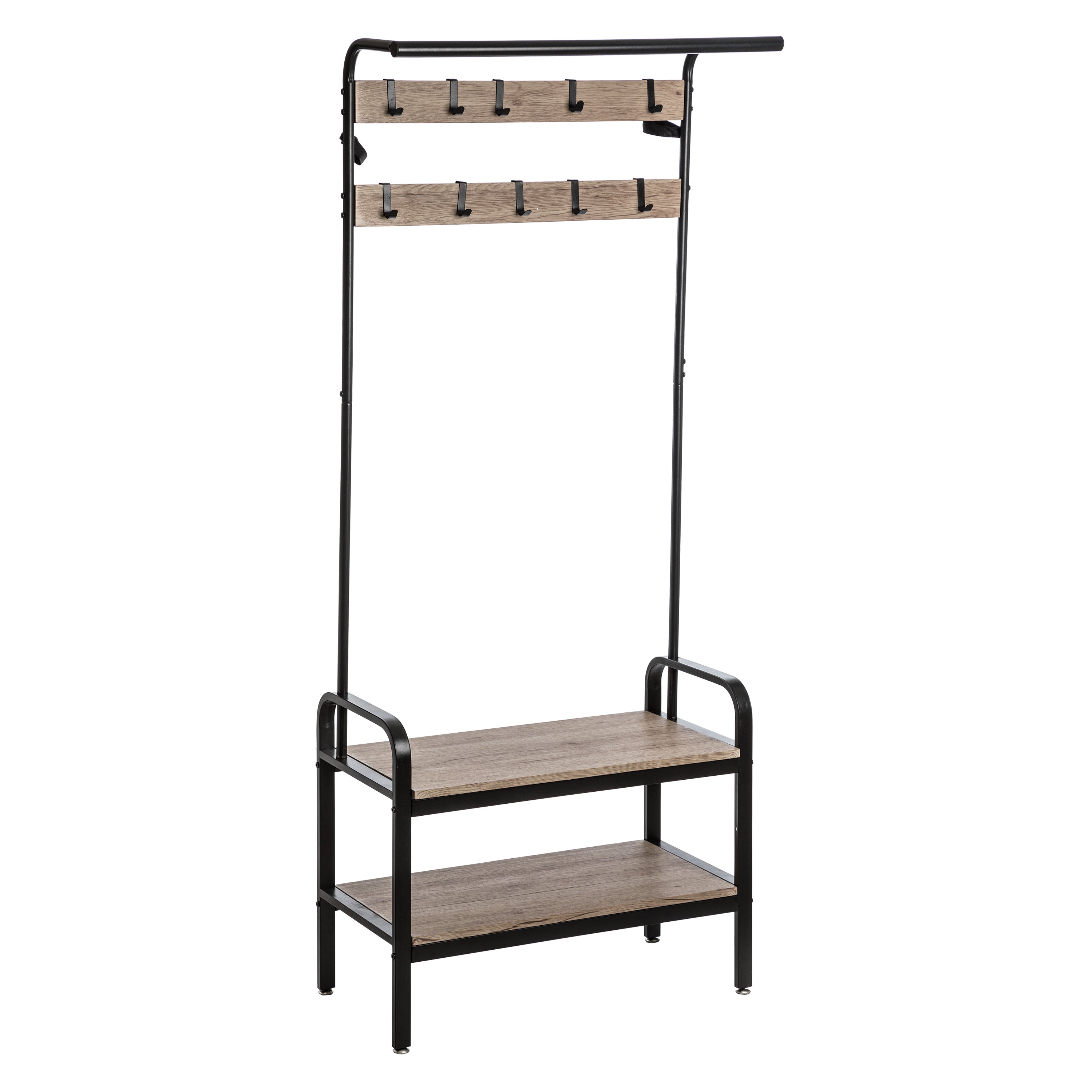 Organizator casa, vestiar lemn metal 6 piese 10t jano - Five