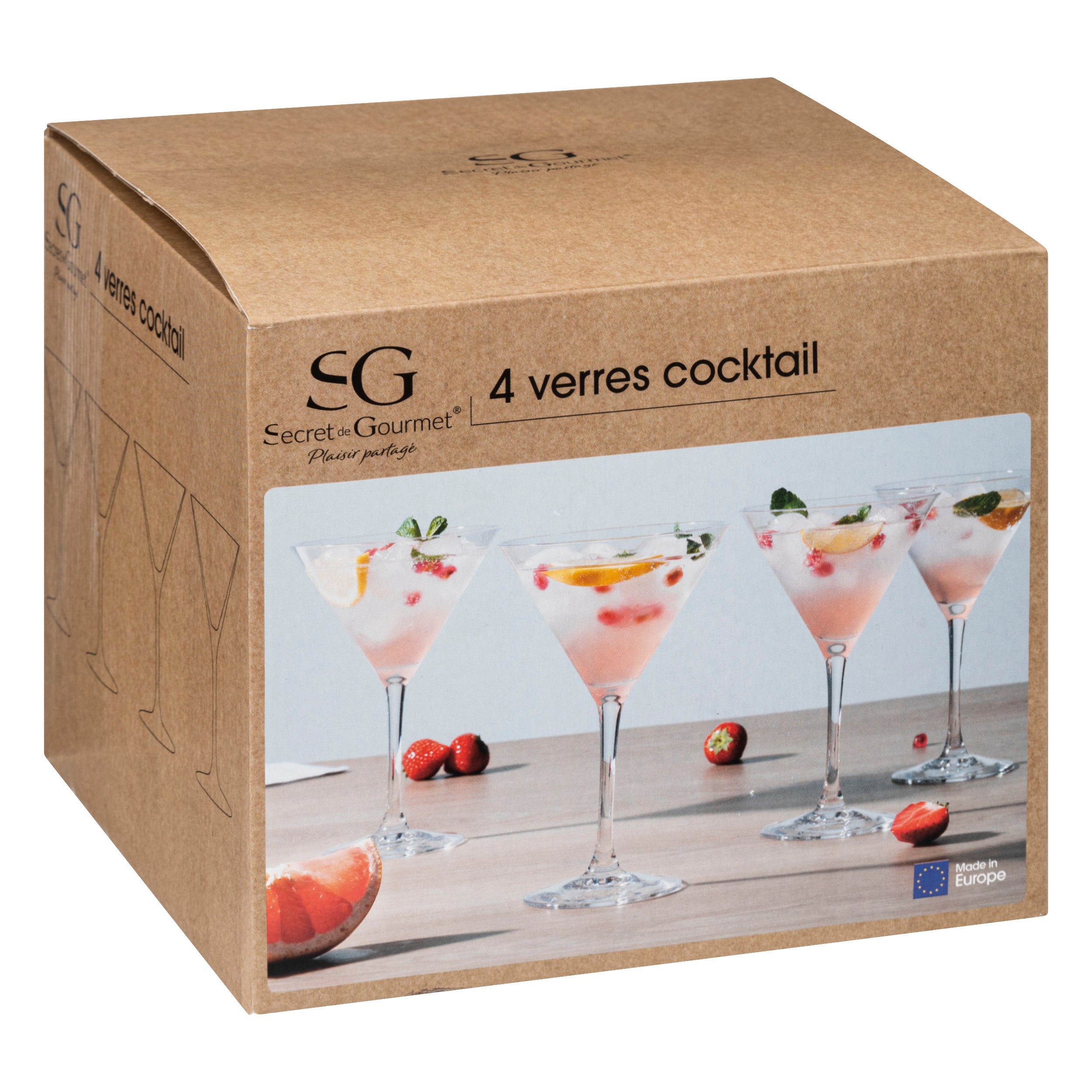 Set pahare cocktail set 4 30 cl - Secret de Gourmet