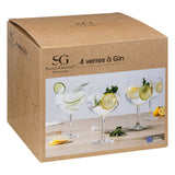 Pahare gin set 4 70 cl - Secret de Gourmet