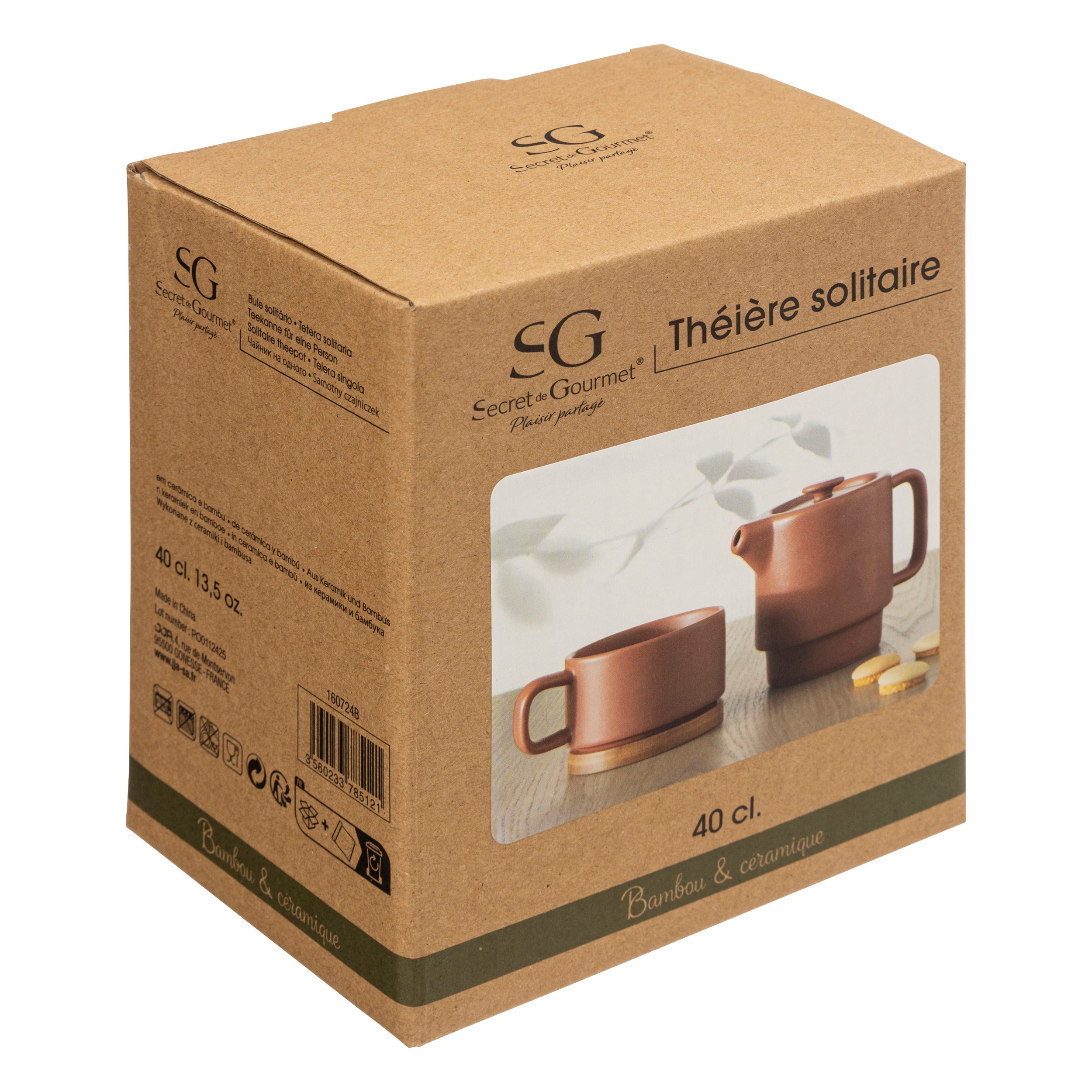 Tacam, natura terra ceramica ceainic solitar - Secret de Gourmet