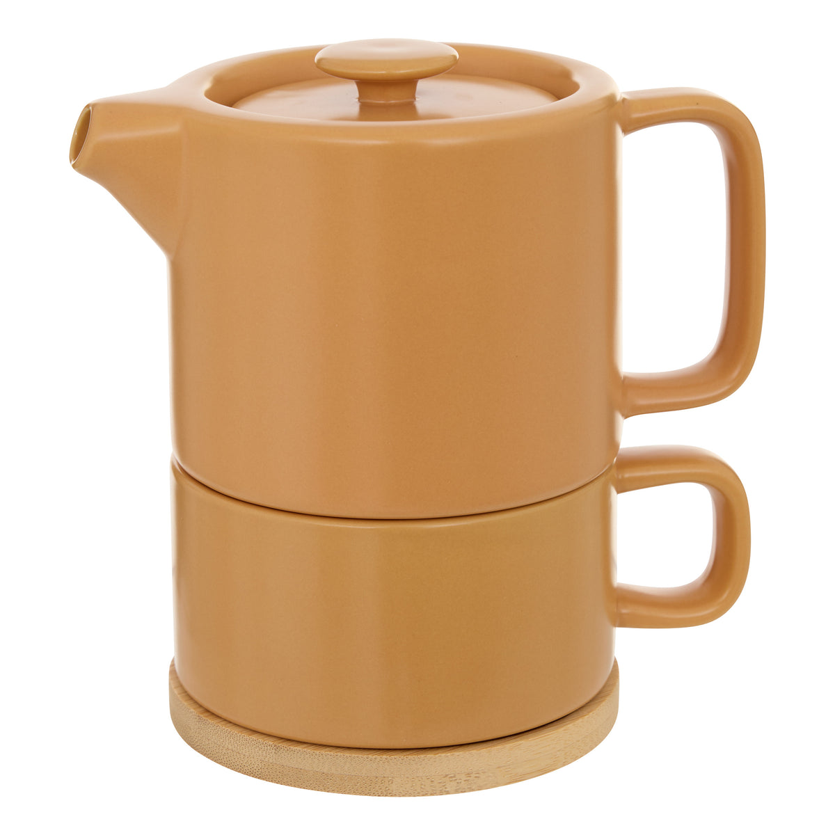 Tacam, nature ocre cera solit teapot - Secret de Gourmet