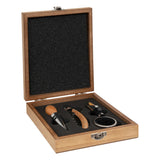 Set sommelier 4 piese lemn marc - Secret de Gourmet