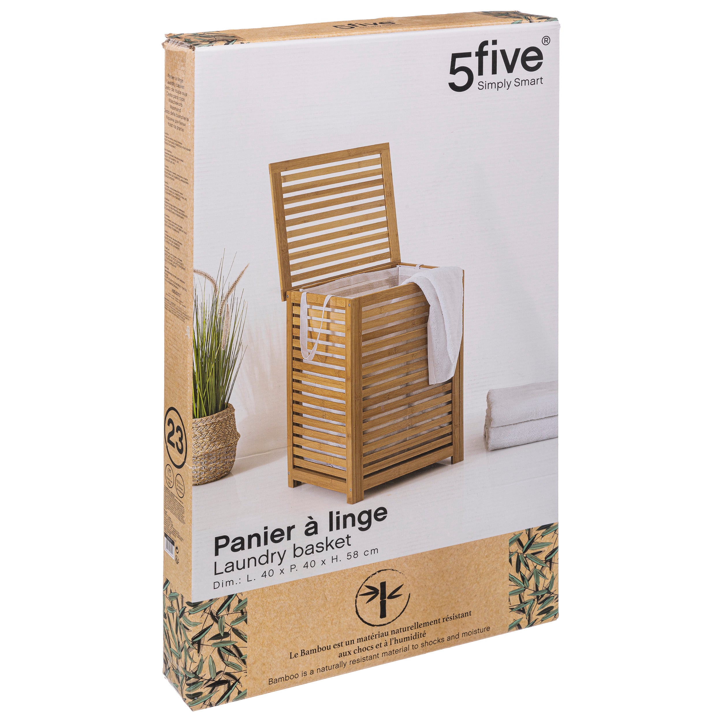 Cos rufe bambus 65 l - Five