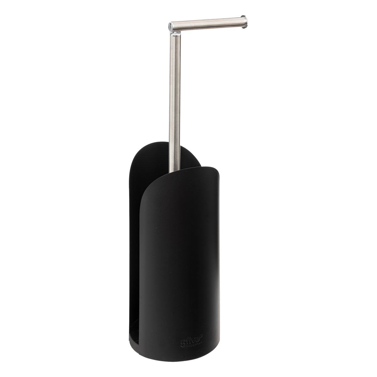 Suport hartie toaleta flex negru color - Five