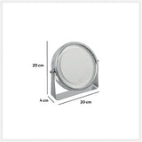 Oglinda LED de podea argintie D19 cm - Five