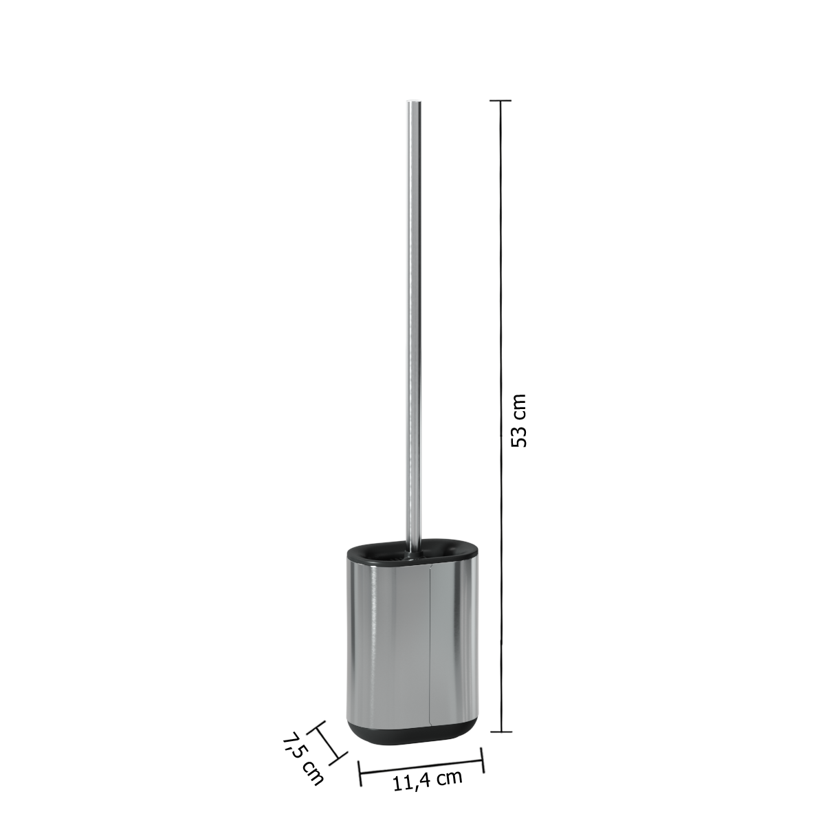 Perie wc siliflex inox - Five