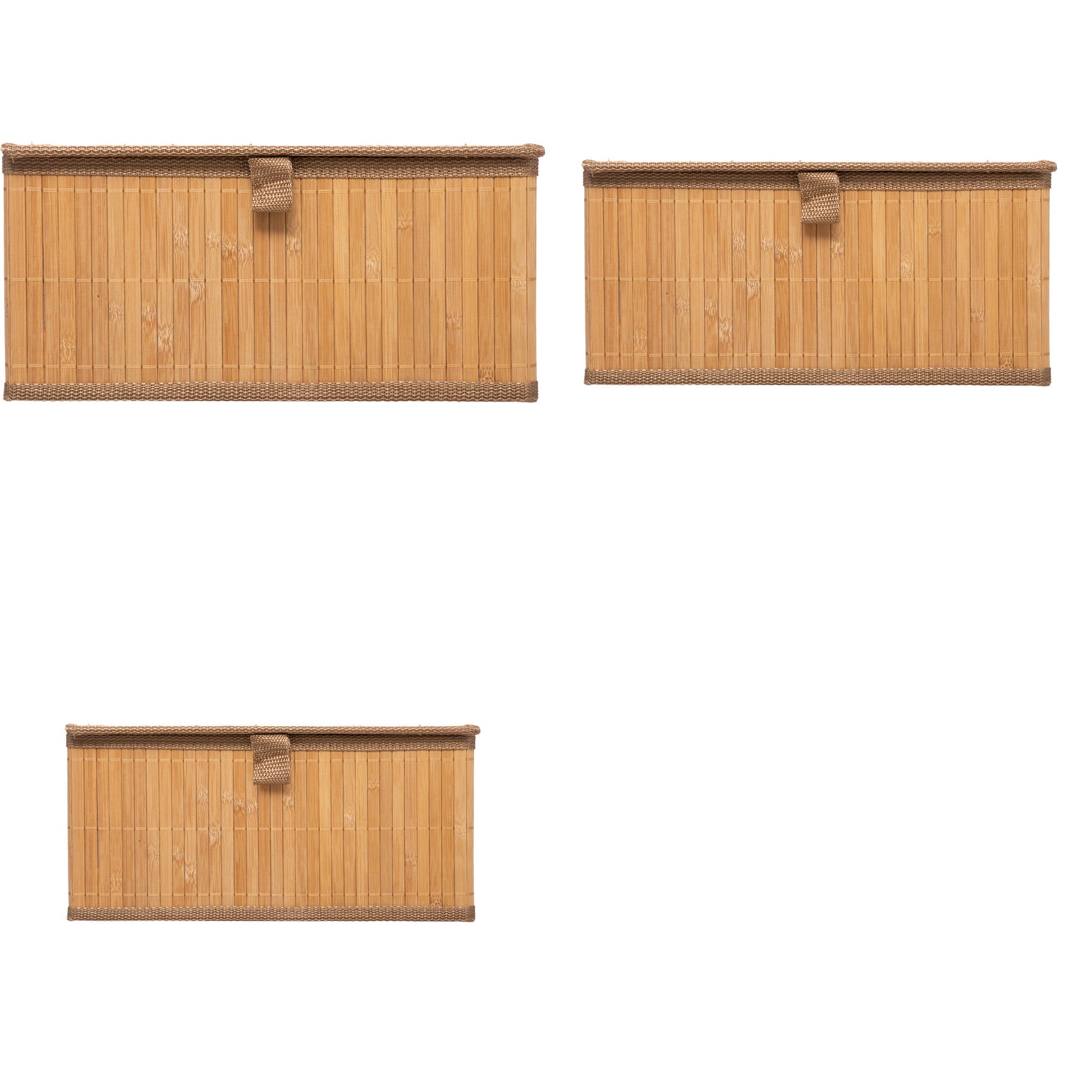Set 3 cosuri bambus natural - Five