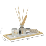 Set parfumat "Plume" - Lemn de gaiac, 36x14,5 cm - Atmosphera