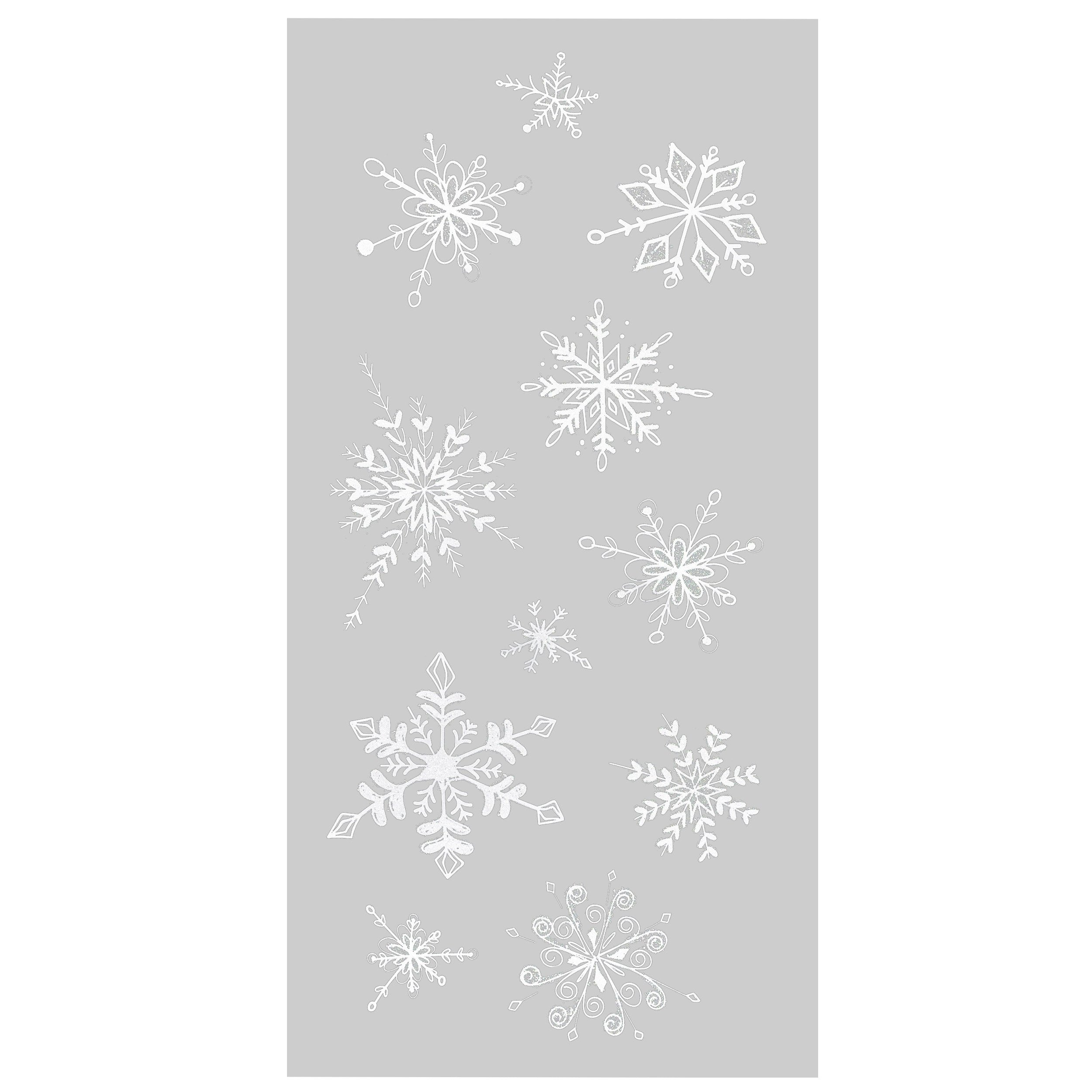 Sticker geam pufos cu sclipici, 29 x 49 cm | Atmosphera