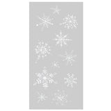 Sticker geam pufos cu sclipici, 29 x 49 cm | Atmosphera